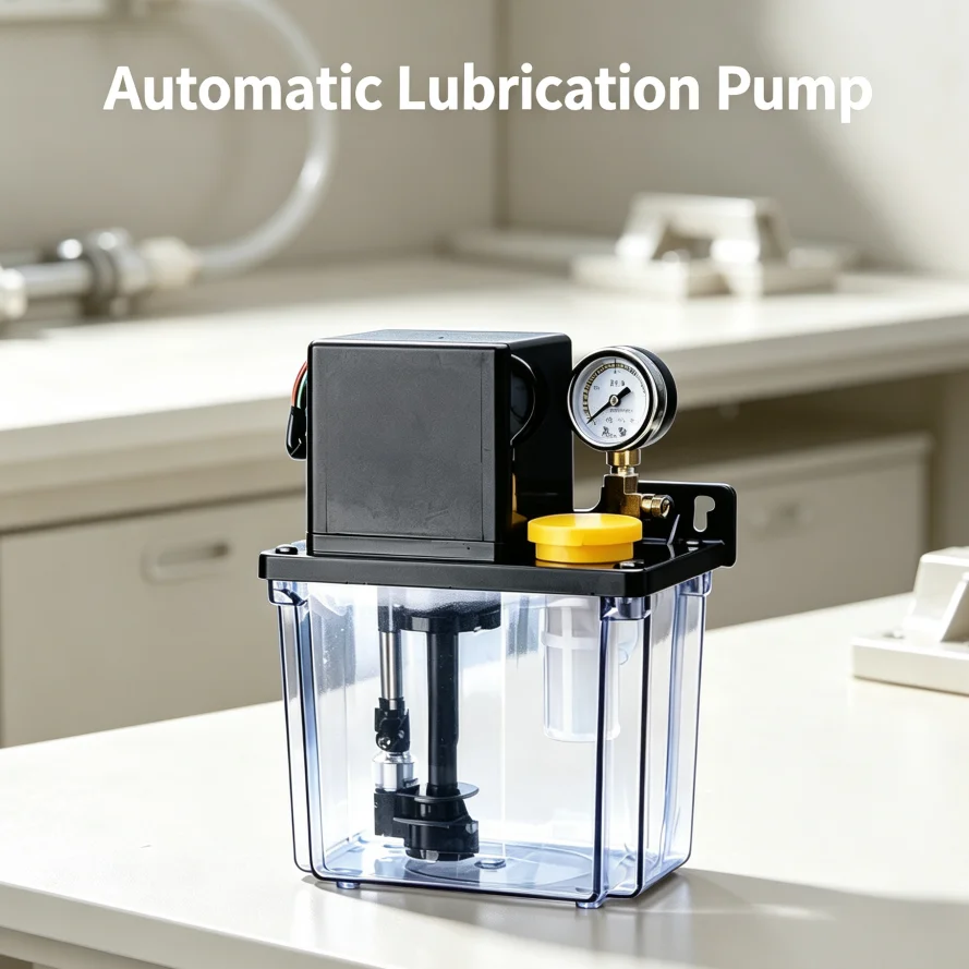 Fully Automatic 220V Digital Timing Electromagnetic Lubrication Pump CNC Machine Oil Lubricator 0.5L 1L 2L
