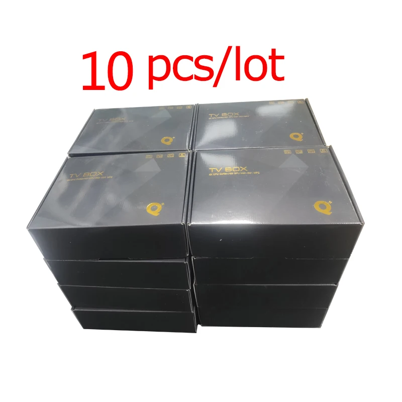 

In Stock 10pcs/lot Q Plus Smart Android 9.0 TV Box 4GB Ram 32GB Rom 2.4g WiFi 6K Allwinner H6 Set Top Box 24 hours to send