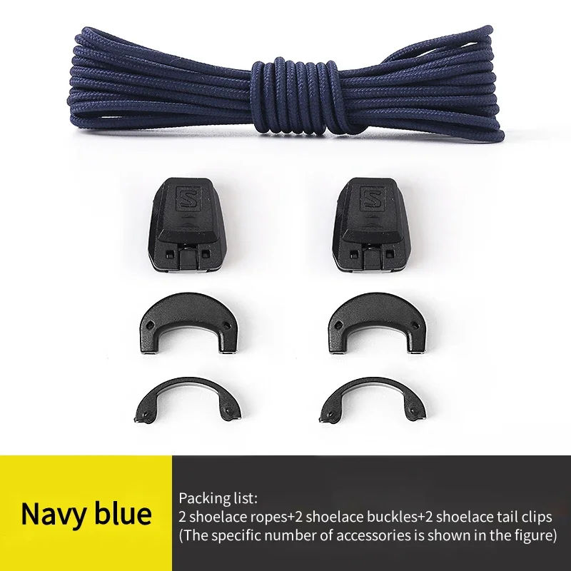 Quicklace Kit / Schuhschnürsenkel Ersatzzubehör / Schnürsenkel ohne Bindung Runde Tennisschnürsenkel Hochwertige Lauf-Sneaker-Schnürsenkel