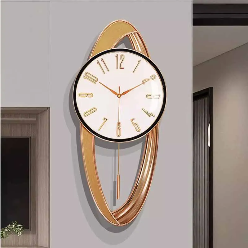 Abstract Modern Wall Clocks Originality Fashion Wall Clocks Minimalism Light Luxury Orologio Da Parete Living Room Furniture