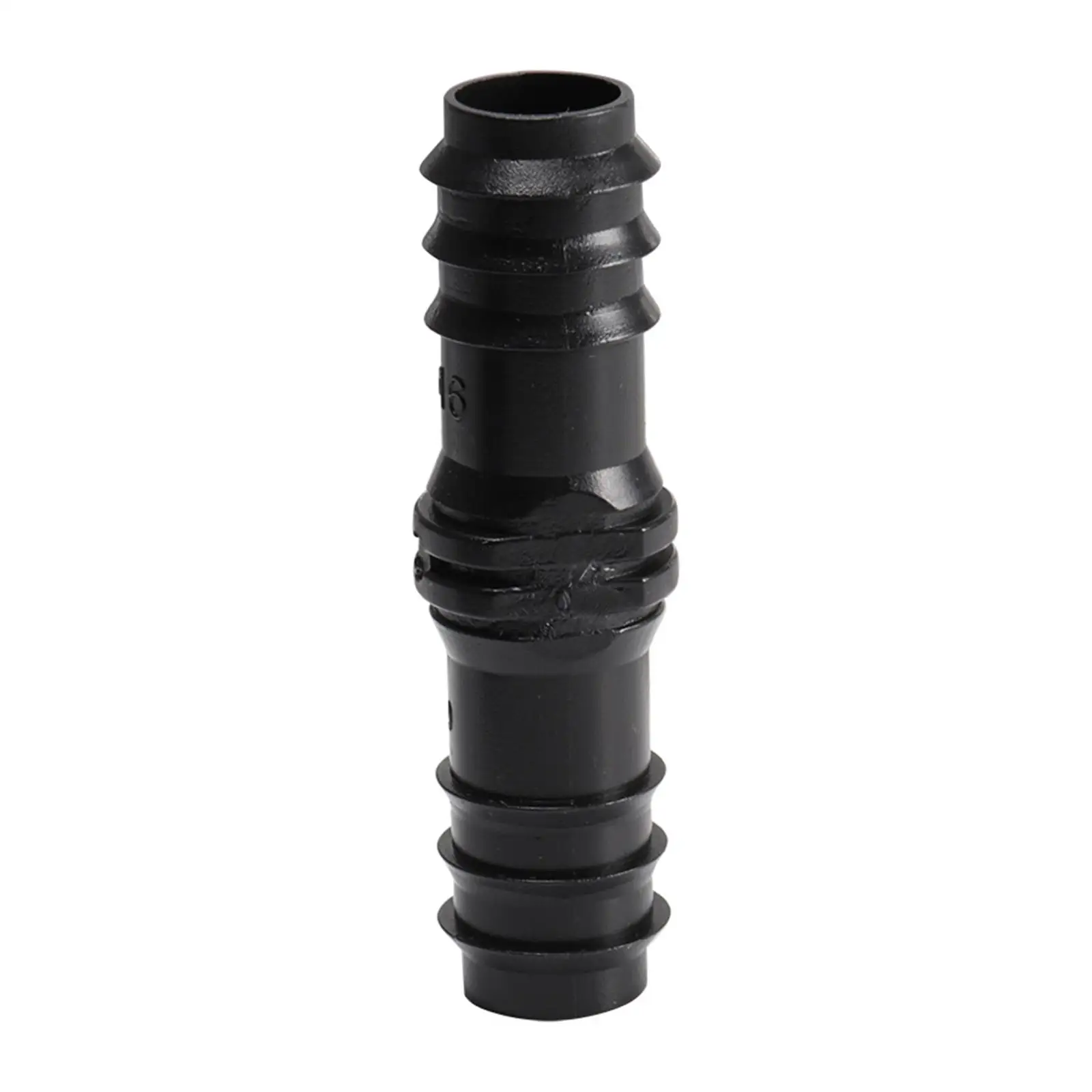 Barbed Garden Hose Joiner Plastic Straight Fittings Insert Coupling for Greenhouse Irrigation System 16mm Tubing