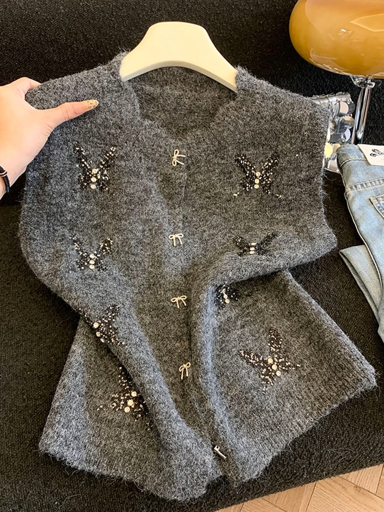 

Chao Level Recommended Knitted Knot Vest Women's Autumn Winter Sle Layering Top Knot Sweater Vest