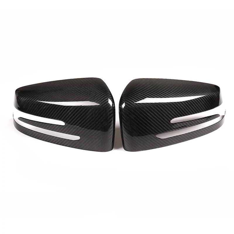 

*Suitable for CLA old C-class E-class GLK GLA exterior rearview mirror cover modified real carbon fiber decorative accessories