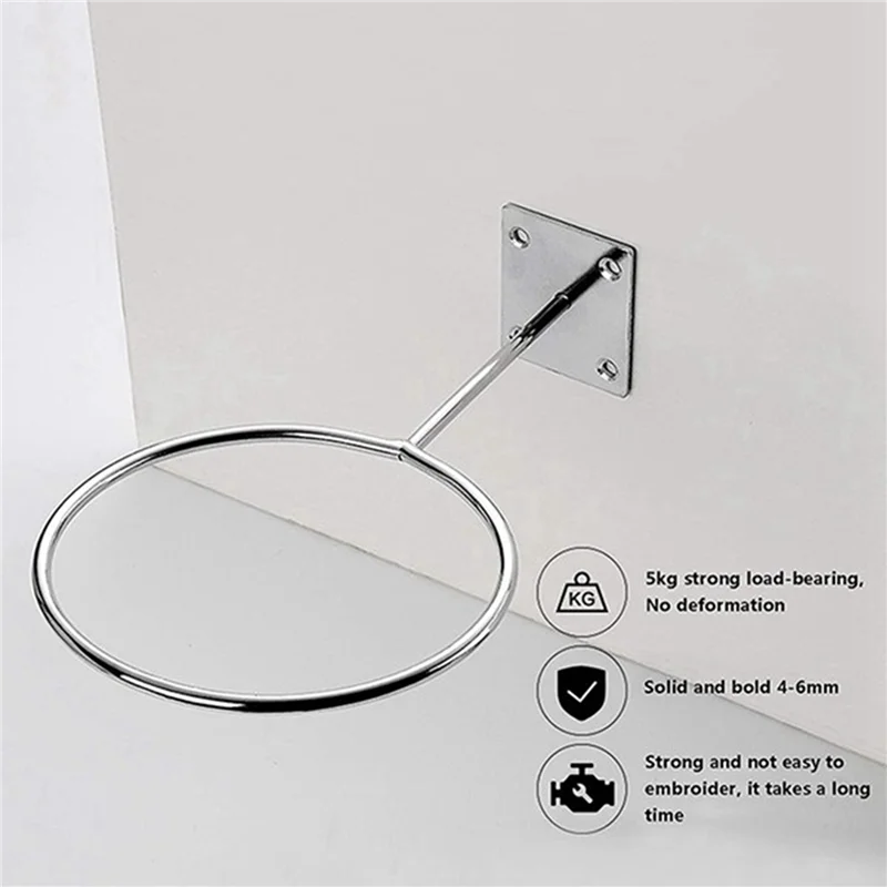 【RECOMENDAR】8個入り 壁掛けスポーツボールホルダー ディスプレイ メディシンボール、バスケットボール、バレーボール、サッカー用収納ラック