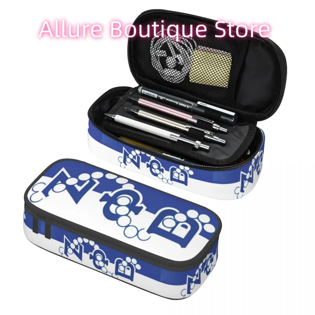 

Custom Korean Zeta Phi Beta Logo Pencil Case for Girls Boys ZOB Sorority Large Storage Pen Box Bag School Accessories
