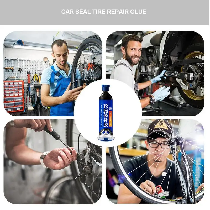 Car Tire Sidewall Repair Glue 50ml Tire Patch Plug Sidewall Repair Glue Effective Sidewall Repair Glue For Side Bonding Or Tire