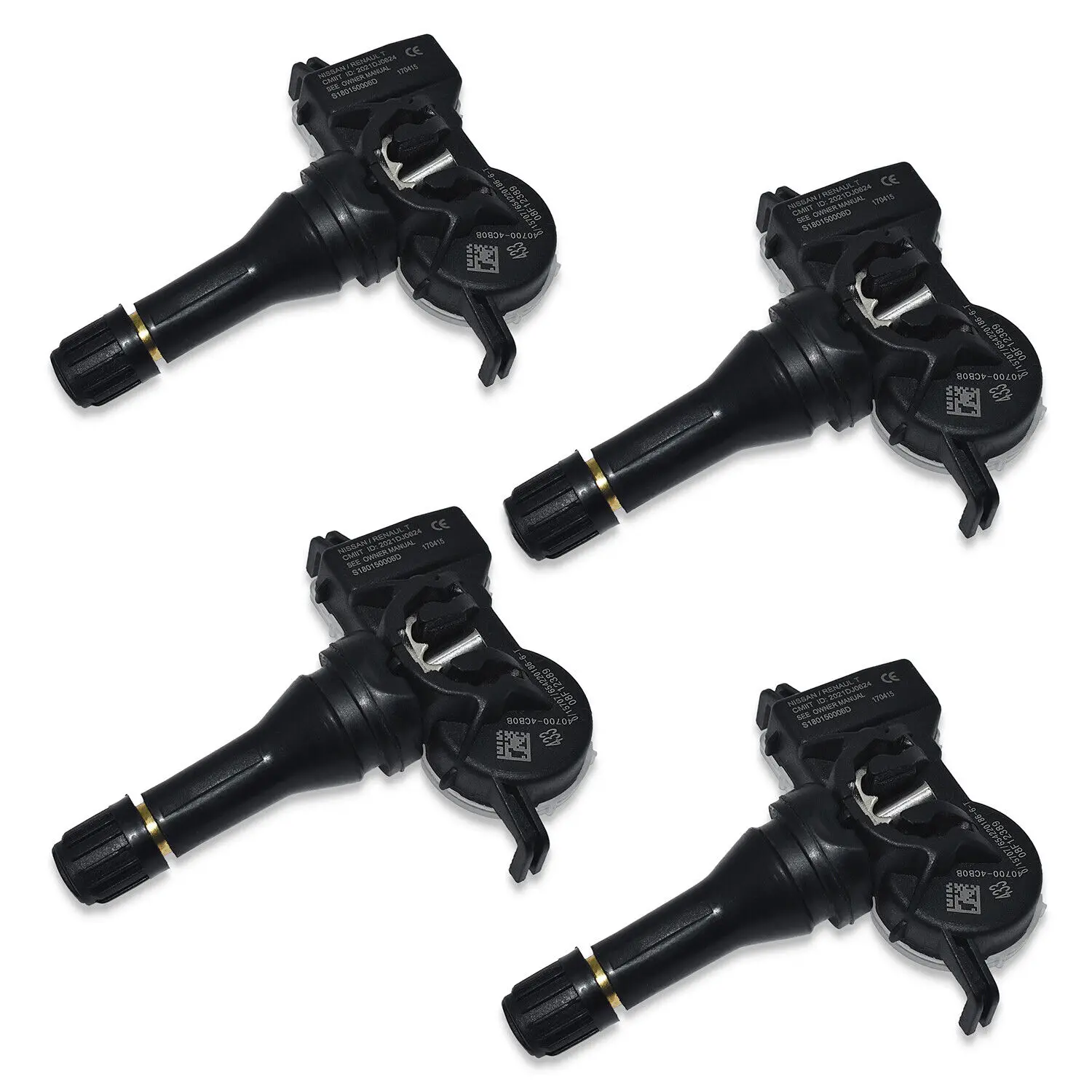 

4Pcs TPMS Tire Pressure Sensor For Nissan Altima Rogue Infiniti QX50 40700-4CB0B 40700-4CB0A