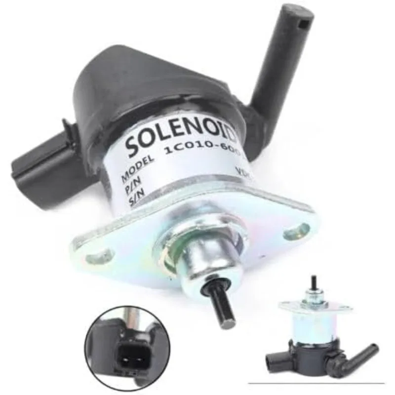 

MUGURO 1C010-60016 1C010-60015 1C010-60017 Электромагнитный клапан отключения топлива 12 В для Kubota M105S M105X M6800 M8200 M8540 M9000 M9540