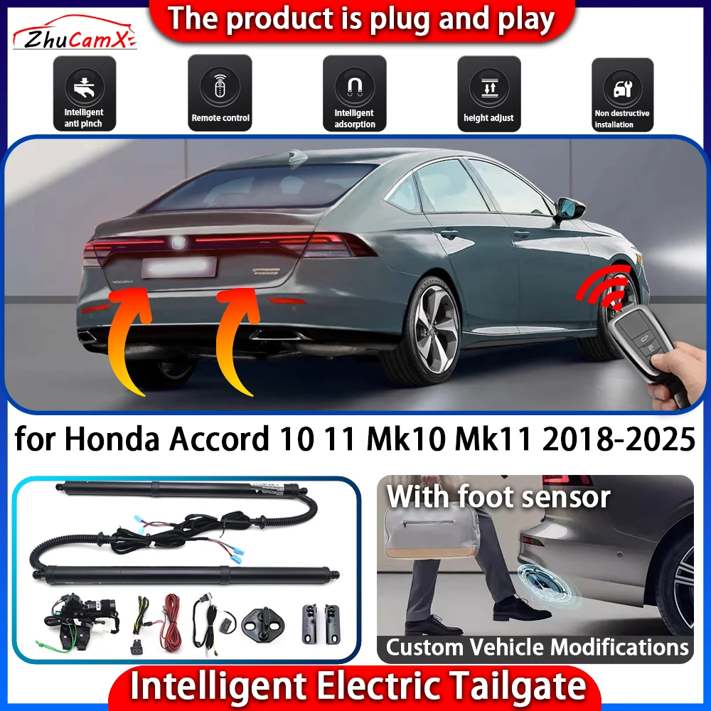

ZhuCamX Smart Powered Tailgate System for Honda Accord 10 11 Mk10 Mk11 2018-2025 Automatic Intelligent Trunk Lift Control Kit