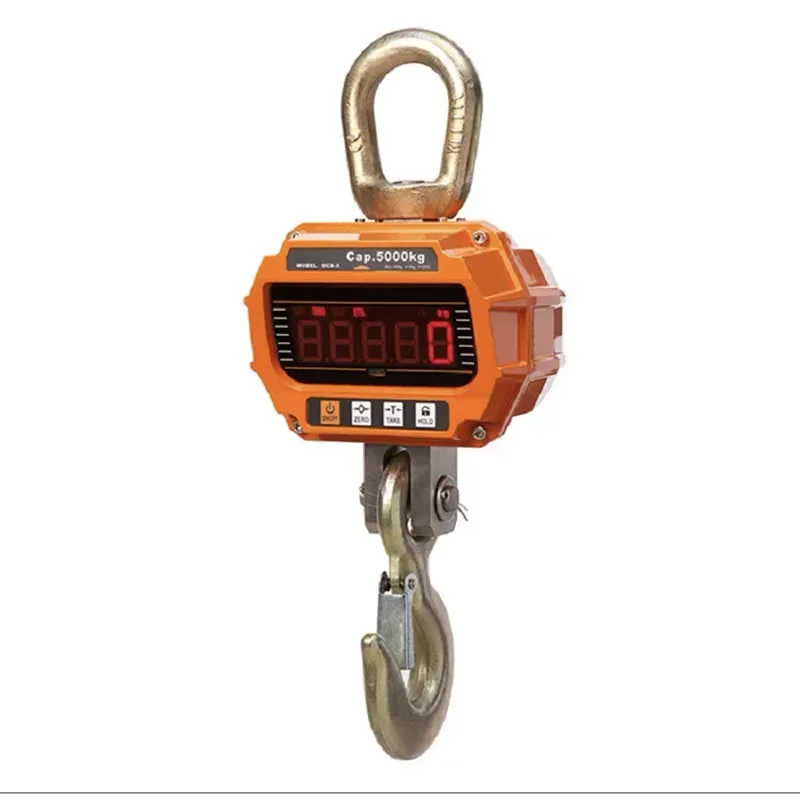 5000KG/2KG Crane Scale 220V Digital Crane Scale Digital Electronic Scale for Hunting, Farm and Construction Factory Outlet