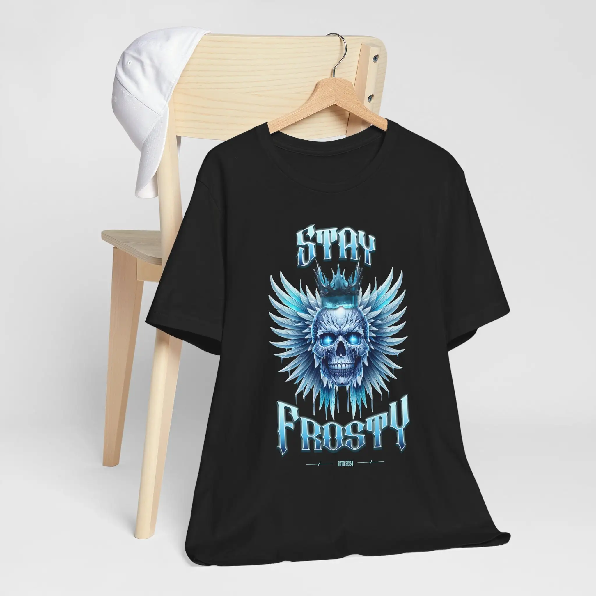 Stay Frosty T Shirt Activewear Cotton Screen Print For Him