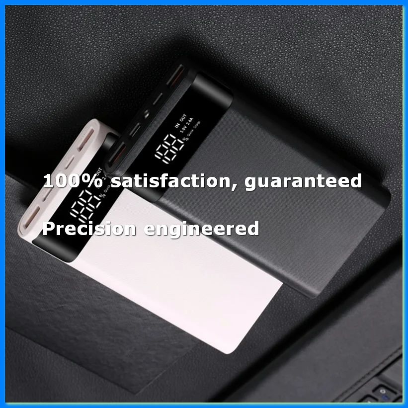 18650 Battery Power Bank Box 22.5W Fast Charging LCD Display 20000MAh Power Board for 6X18650 Battery Powerbank Case(A)-A69M