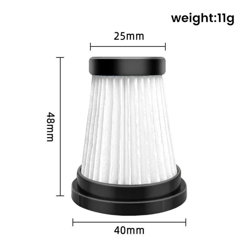Filtro EAS-HEPA per aspirapolvere senza fili MOOSOO K12/K12 Pro/K13 e parti di ricambio per aspirapolvere portatile Foxnovo13kpa