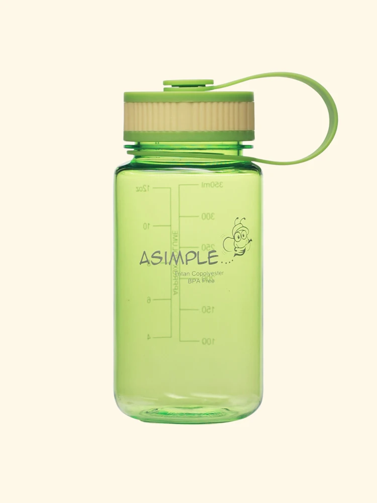 

Симпатичная портативная бутылка для воды ASIMPLE 350 мл с крышкой для мальчиков и девочек, для школьного рюкзака, с высокой эстетической ценностью, легко носить с собой
