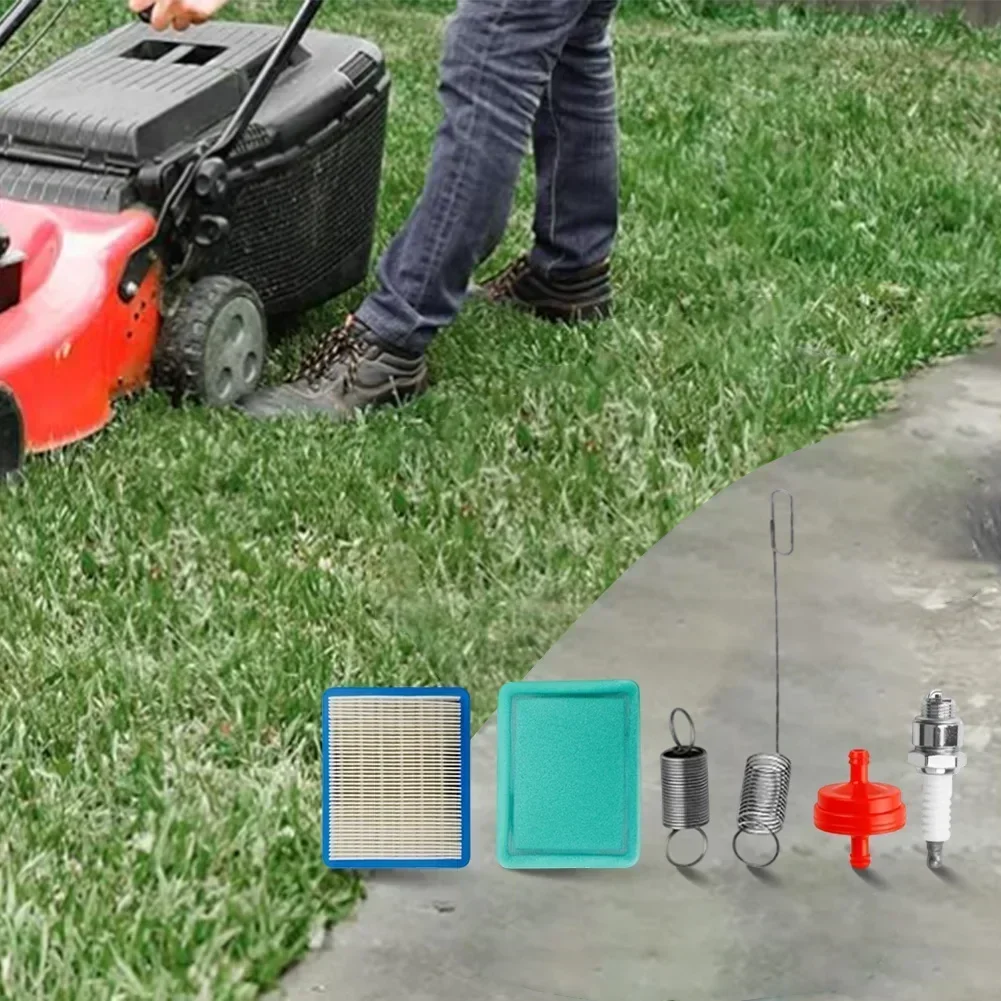 

Spring Kit with Filters and Spark Fitting for Carburetor Parts Compatible with Lawn Mower Models For 699056 790849 122000