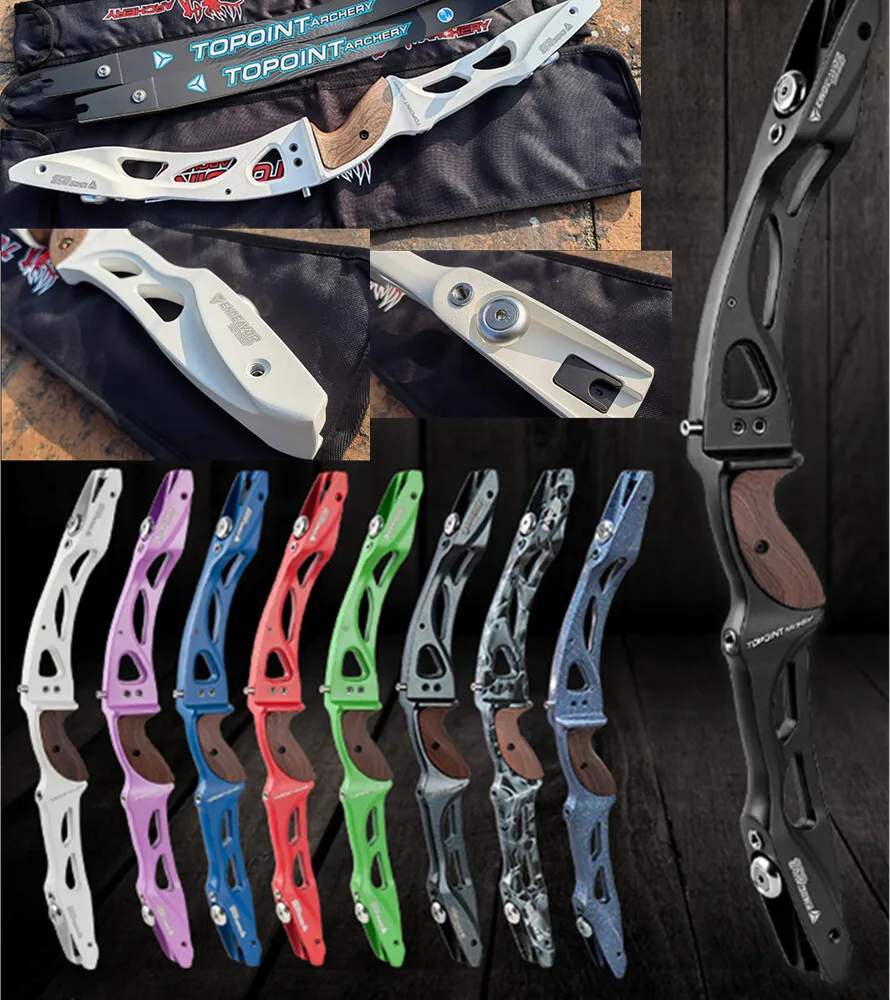 

25" Takedown Recurve Bow Handle Topoint Endeavor ILF Bow Riser Grip for Right Left Hand Competition Sports Hunting Shooting