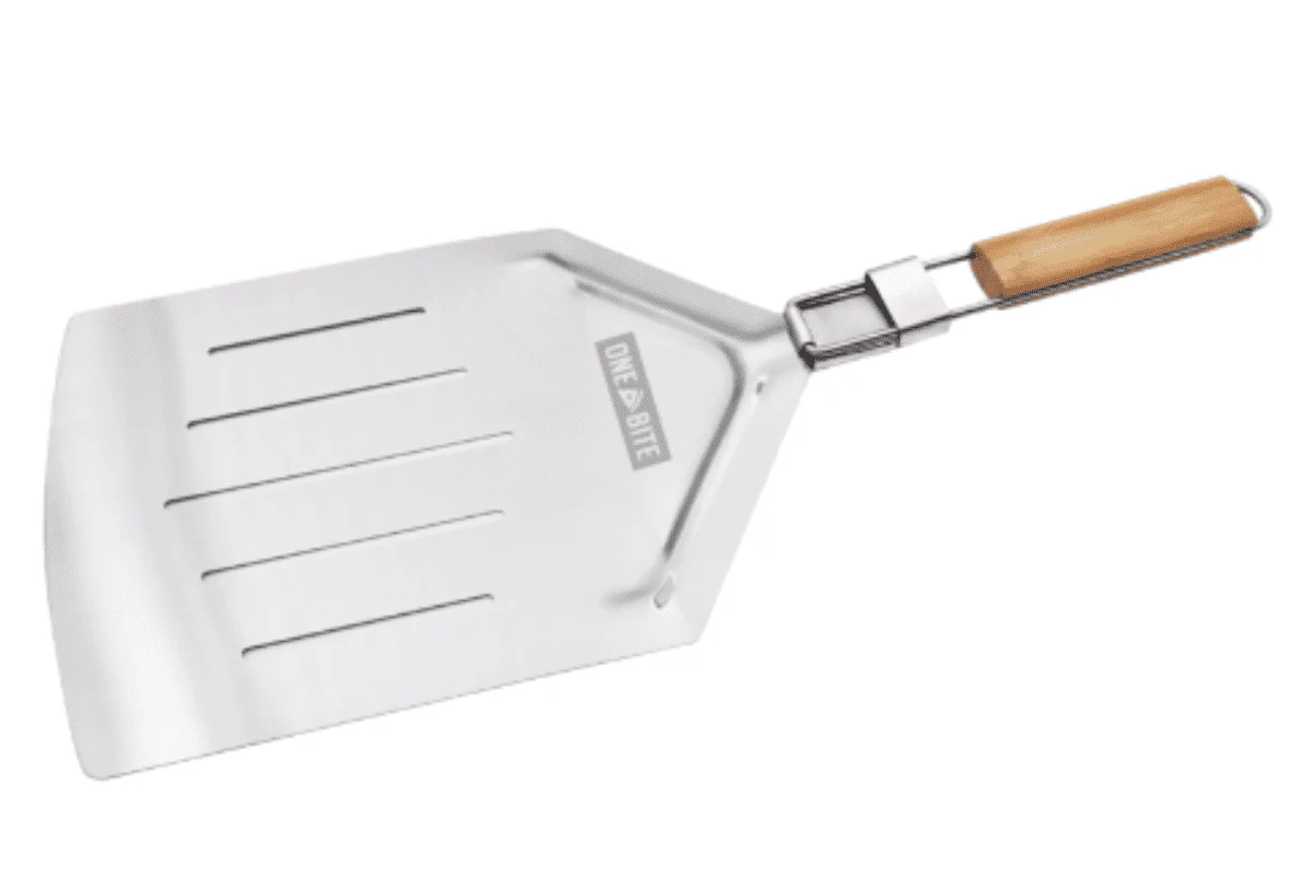 

Stainless Steel Pizza Peel with Wood Handle