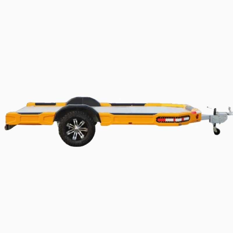 Car trailer, trailer pull goods trailer, racing trailer car