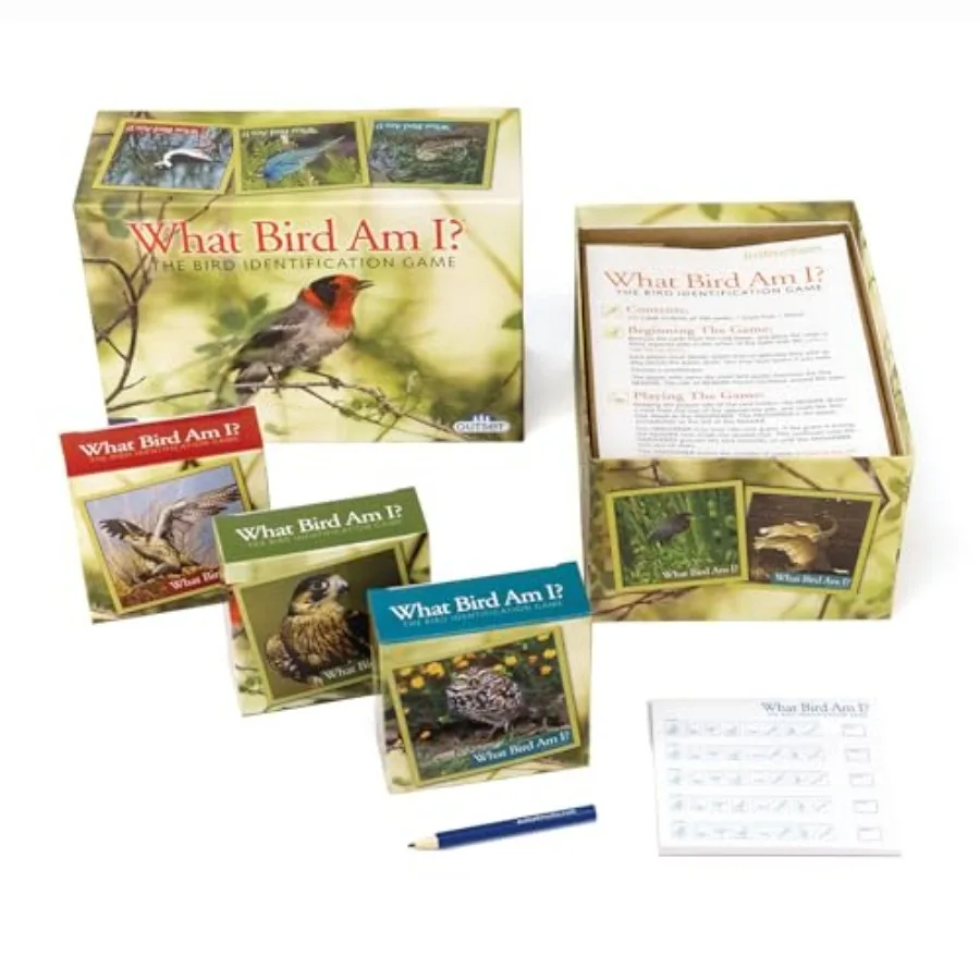 

What Bird Am I The Bird Identification Game Contains 300 Cards for 2 or More Players Ages 14 and up