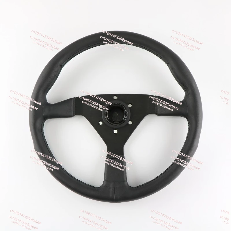 

14-Inch car modified racing car universal steering wheel V1 flat racing car leather steering wheel
