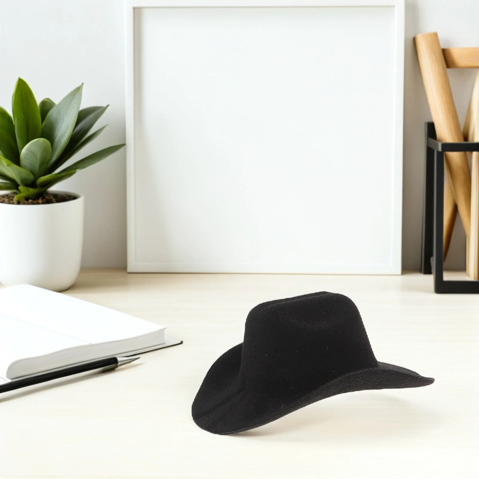 8 Stuks Mini Jazz Stijl Cowboy Hoeden Zachte Eva Western Dress Up Caps Voor Cowgirl Party Cupcake Decoratie Mini Dress Up caps