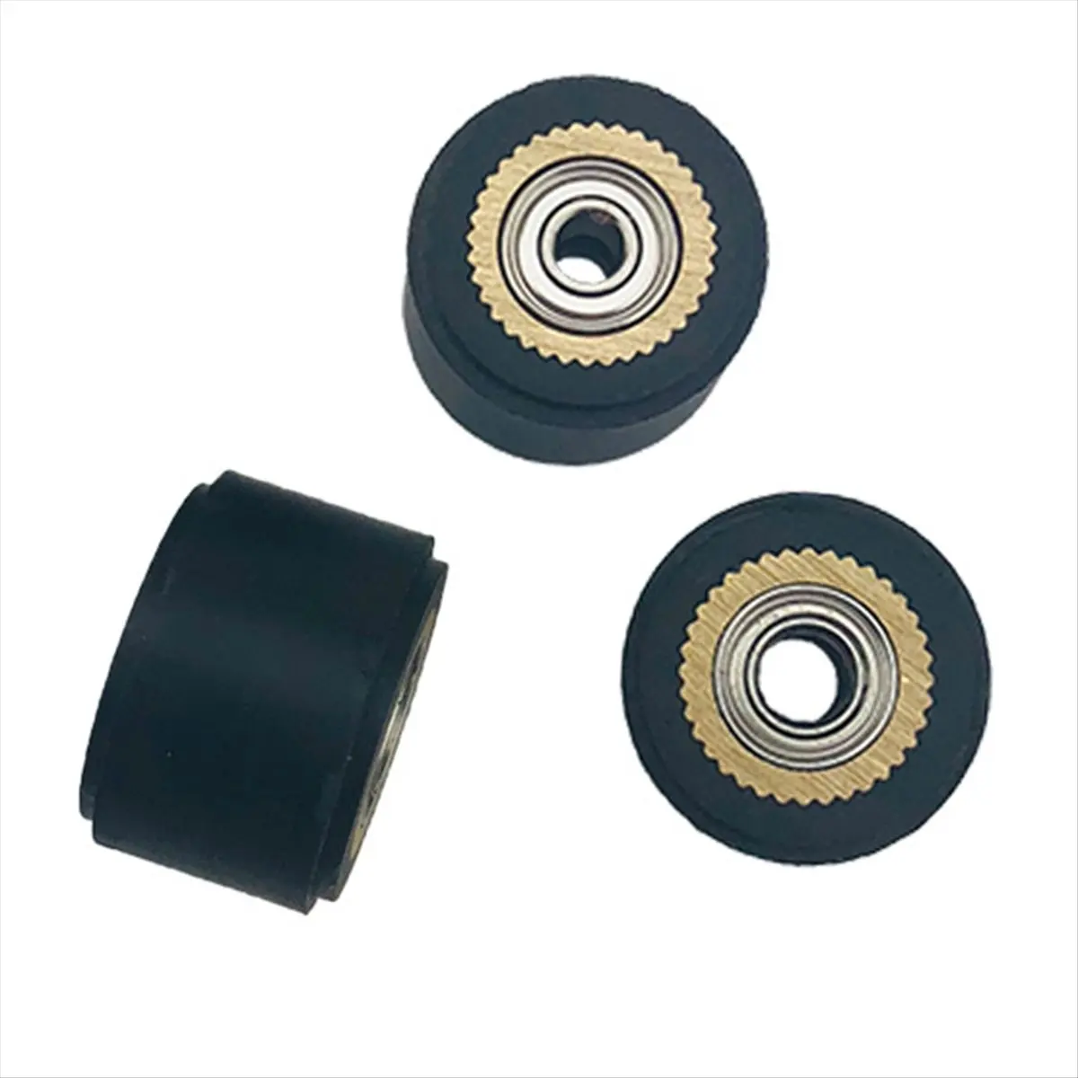 #60E 5pcs HQ Pinch Roller 4x11x16mm Plotter Cutter Roller,press wheel for engraving machine,(Rubber+Copper)