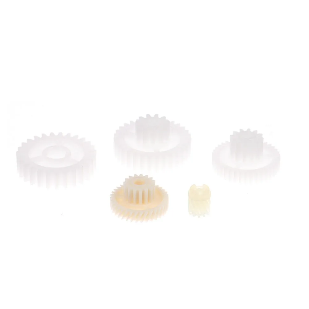 For Intelligent Sweeping Robot Side Brush Rotor Drive Box Gearwheel Parts White Plastic Replacement Accessories 5PCS