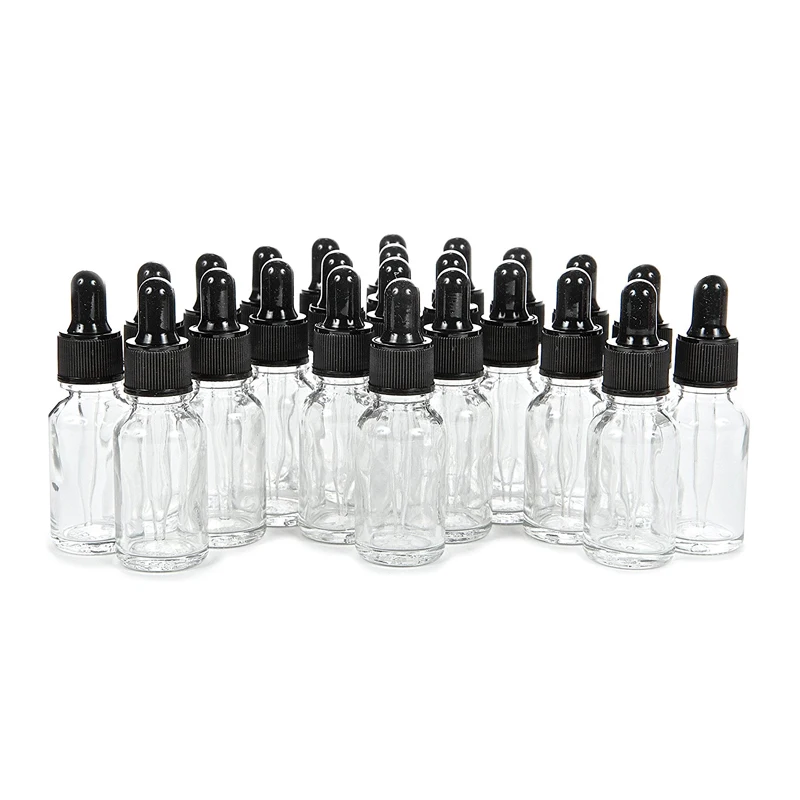 15ml Dropper Bottle Blue Glass Makeup Essential Oil Sub-bottling Small Green Empty Cosmetic Container Amber Sample Perfume Vials