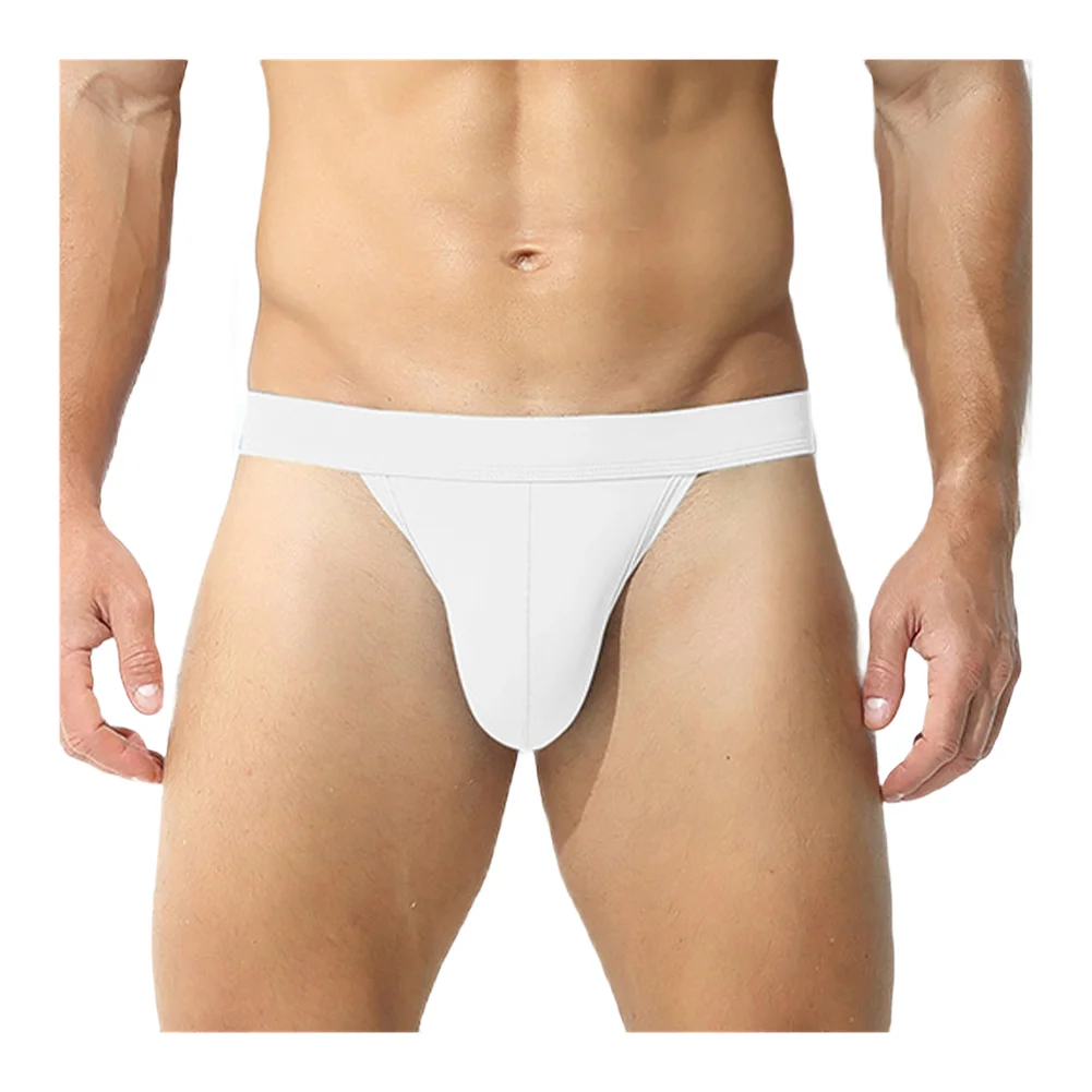 

Мужские трусы из ледяного шелка с низкой посадкой, 7 цветов, с U-образным вырезом, высокой посадкой, эластичные, повседневные, сексуальные