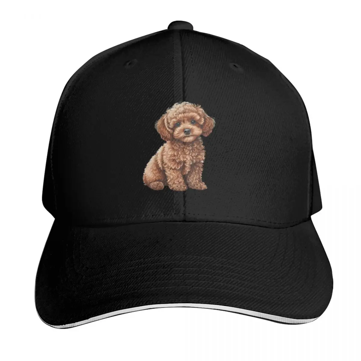 

Poodle Toy Love Red Brown Cream Orange Man Woman Child Baseball Cap sun caps Anime Sports Cap Woman Men's