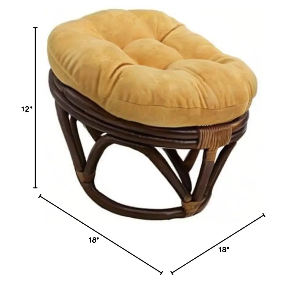 Rattan Footstool Frame, 12