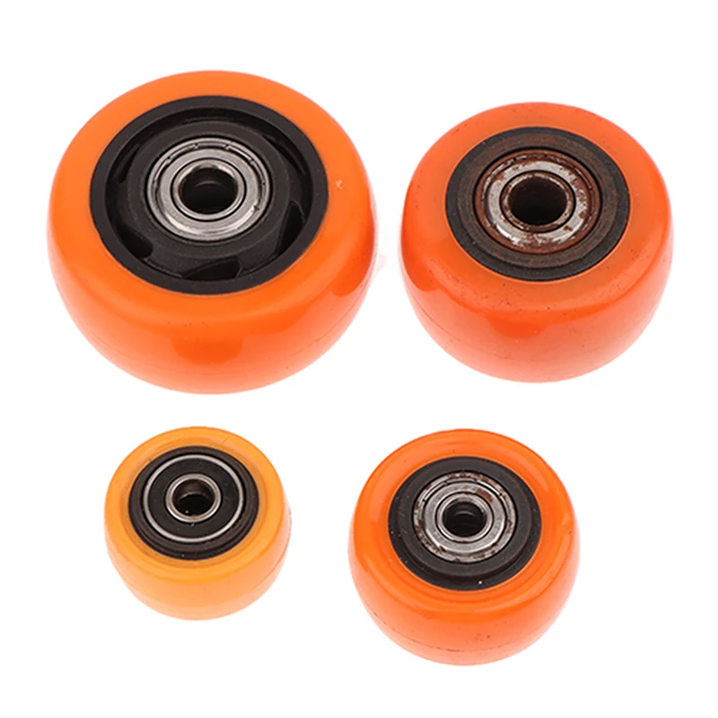 **1Pc PVC Caster Wheel Double Bearings High Load Capacity Wear Resistance Furniture Wheels Replacement