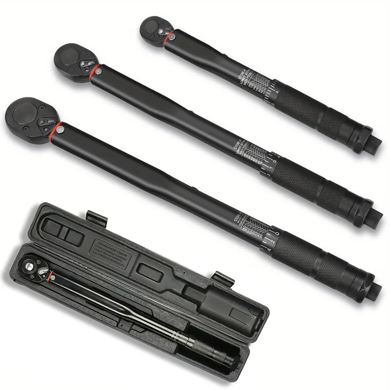 Precise Preset Torque Wrench 1/4 3/8 1/2 Inch Hand Tool for Car Bicycle Repair