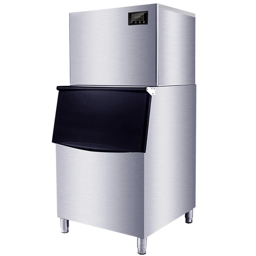 

500kg Per Day Commercial Ice Maker Freestand Ice Cube Machine Automatic for sale