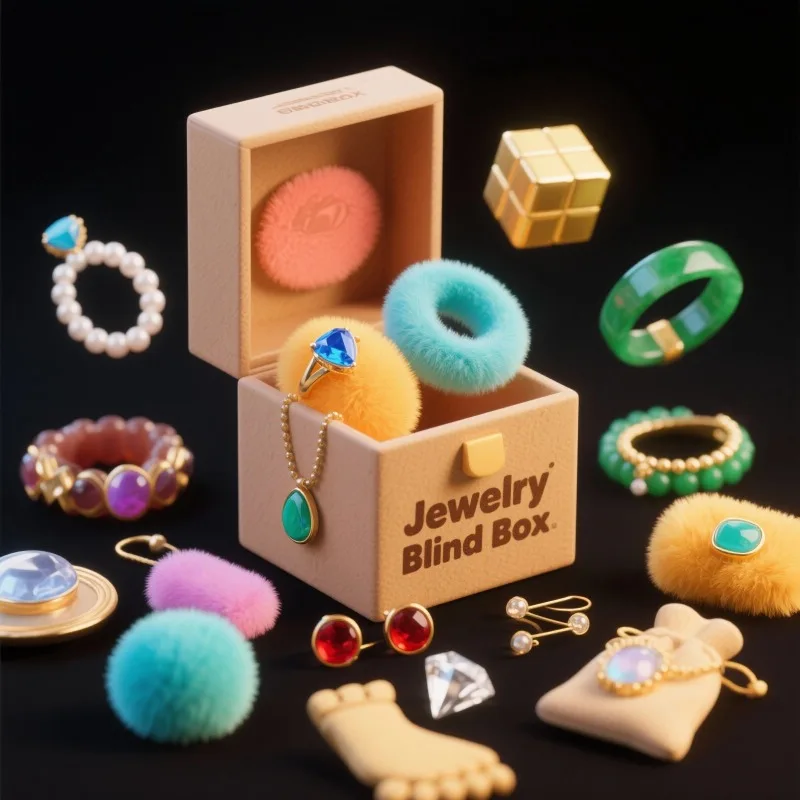 

Классический набор-сюрприз (1/10/20/50 шт.) с ювелирными изделиями: колье, серьги, кольца, браслеты, модные украшения