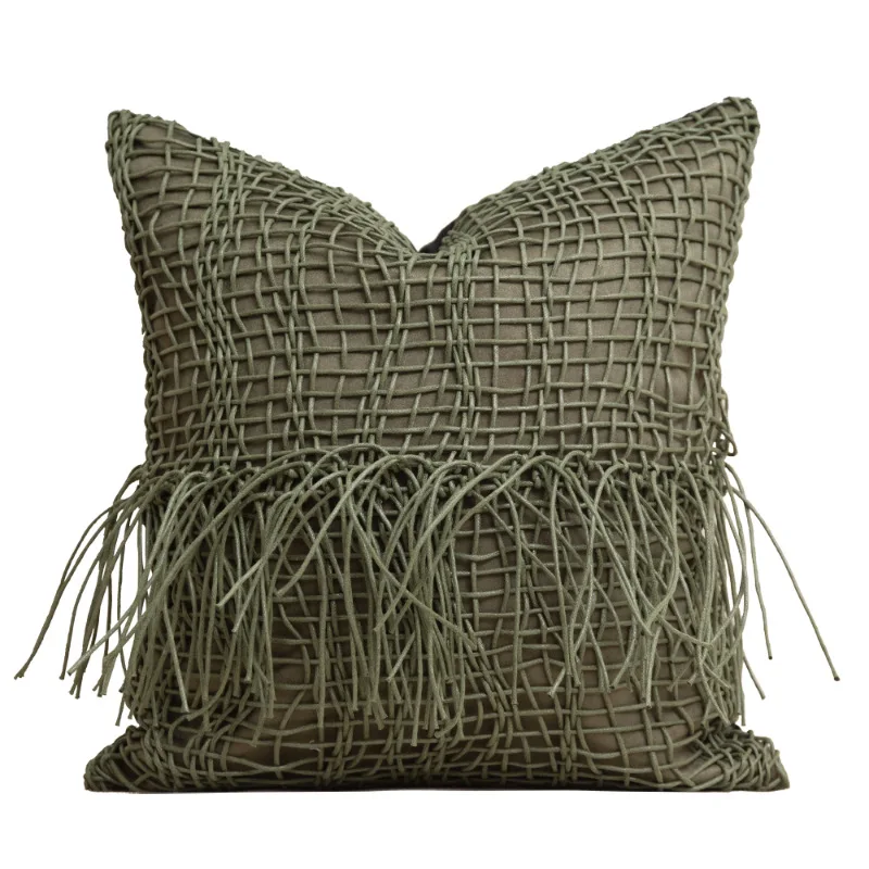 Geometric Pattern Soft Cushion Cover, Light Luxury Style, Home Decoration, Living Room Decoration, Decorative Pillowcase