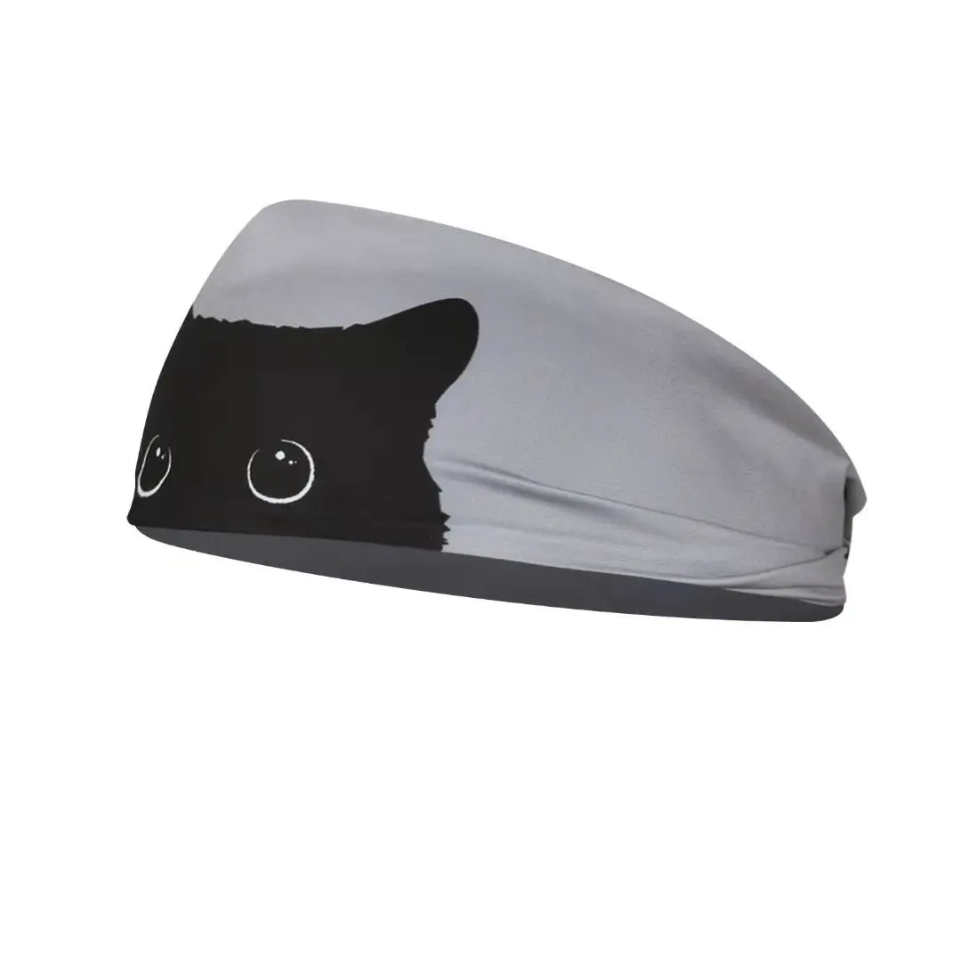 Spring and Summer Sweat-absorbing Streamers Women's Turban Fitness Hairband Multi-function Hair Tie headband