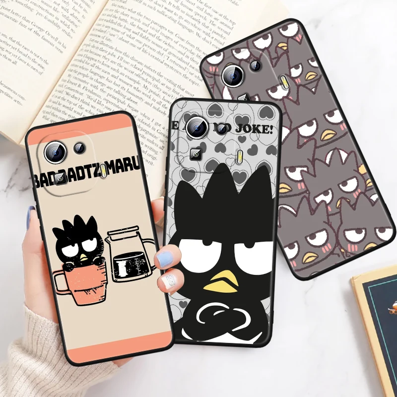 

Bad Badtz Maru Cute Sanrio For Xiaomi Mi 14 13T 13 12T 12 11T 11i 11 10T 10 Pro Lite Ultra 5G Black Funda Phone Case