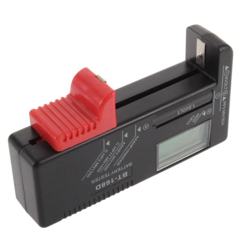 

【Ship Within】BT-168D Battery Tester Digital Battery Tester Battery Capacity Tester BT168D Tester for AA/AAA/C/D/9V/1.5V Battery