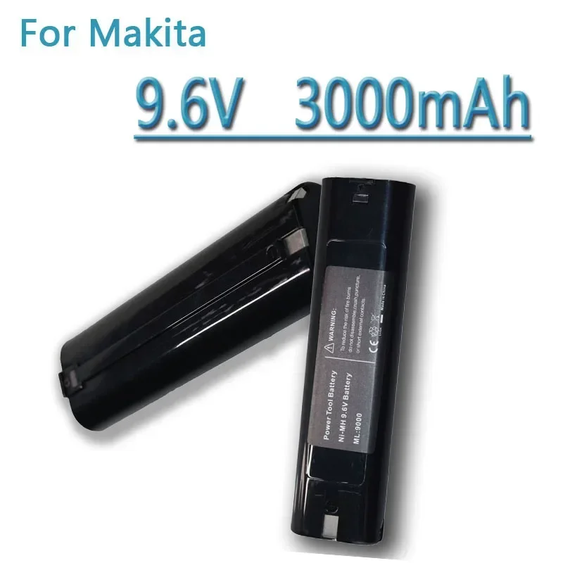 Ni-MH Power Tool Battery For Makita 9.6V 3000mah/4000mah 191681-2 192533-0 632007-4 9000 9001 9002 9600 DA390DW DA391DRA