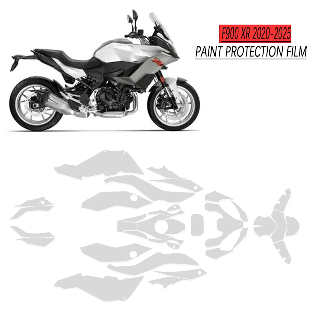 

For BMW F900 XR 2020-2025 Motorcycle PPF F900XR Complete Paint Protection Film Real Material TPU Anti-scratch