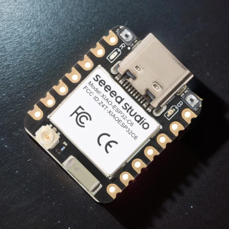 Seed Studio XIAO ESP32C6 WiFi 6+Bluetooth-compatible Ble 5 Support Zigbee Matter Development Board WIFI Wireless Module