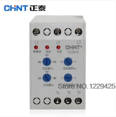 

CHNT CHINT Sequence And on-off Protection Relay XJ3-D AC380V Overvoltage And Undervoltage Protection Phase Sequence Protection