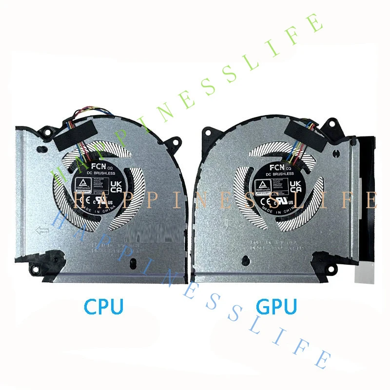 PK+ Laptop CPU GPU Cooling Fan Suitable for ASUS ROG 7 PLUS G713PV G713P G713PU PI 12V
