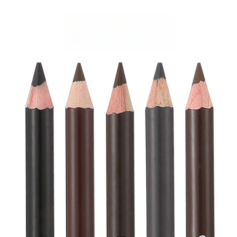 Penna per sopracciglia opaca impermeabile Trucco Triangolo ultrafine Cosmetici per sopracciglia Trucco professionale Matita per sopracciglia con piume per sopracciglia