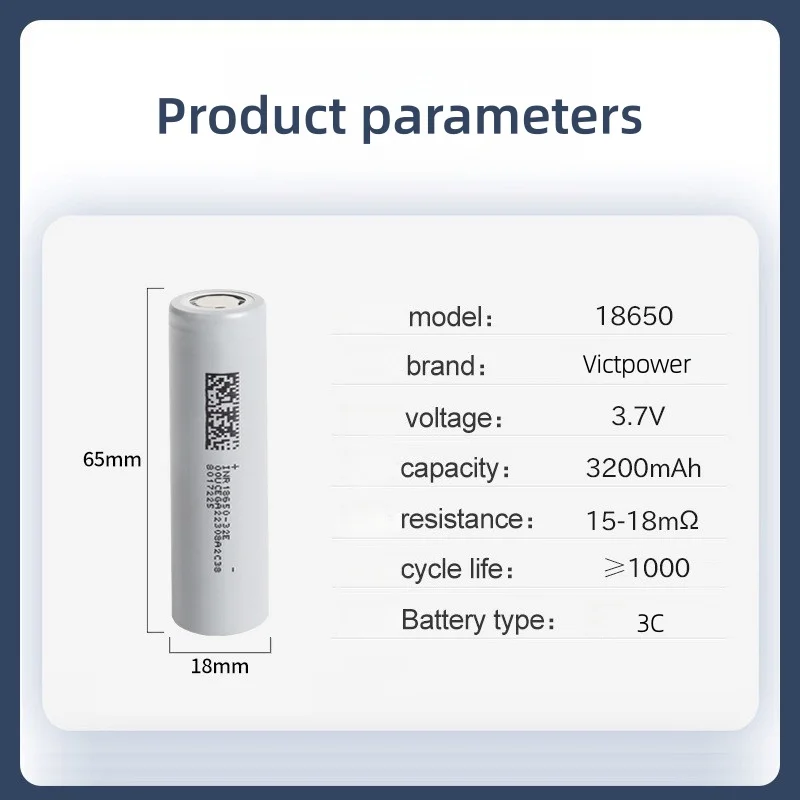 

Victpower, 10 шт., 3500 мАч, 18650, литий-ионный аккумулятор, 3C, аккумулятор высокой мощности для Vape Mod, светодиодный фонарик, солнечный свет