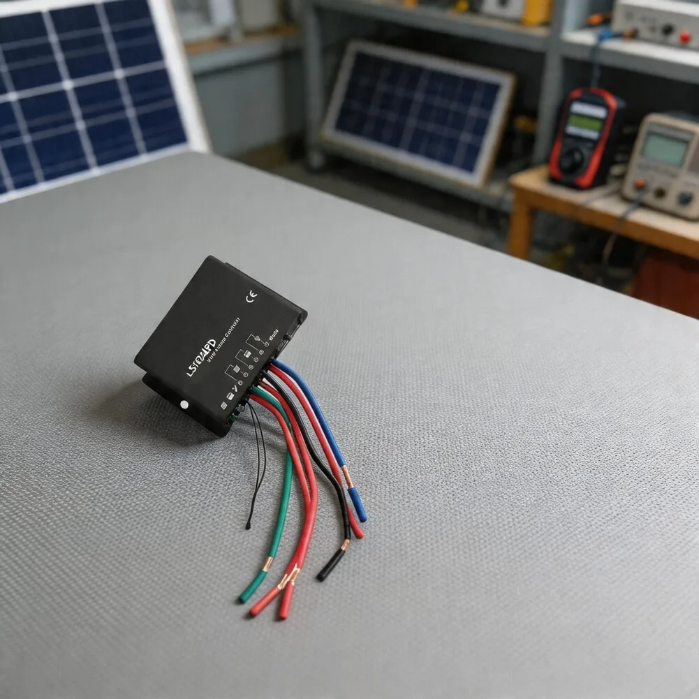 10A Solar Charge Discharge Controller LS1024EPD for 12V 24V Street Light Installations with 50V PV Input Limit and IP67 Sealing