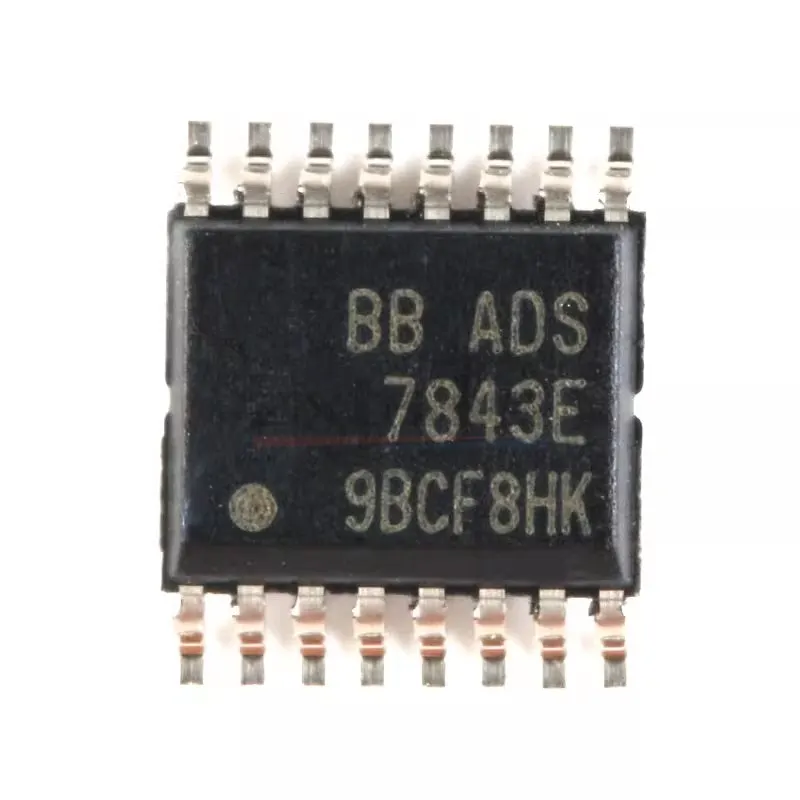 ADS7843E 7843E ADS7843 SSOP-16 Touch Screen Controllers 12-bit Sampling Analog To Digital Converter ADC IC SMD Chip