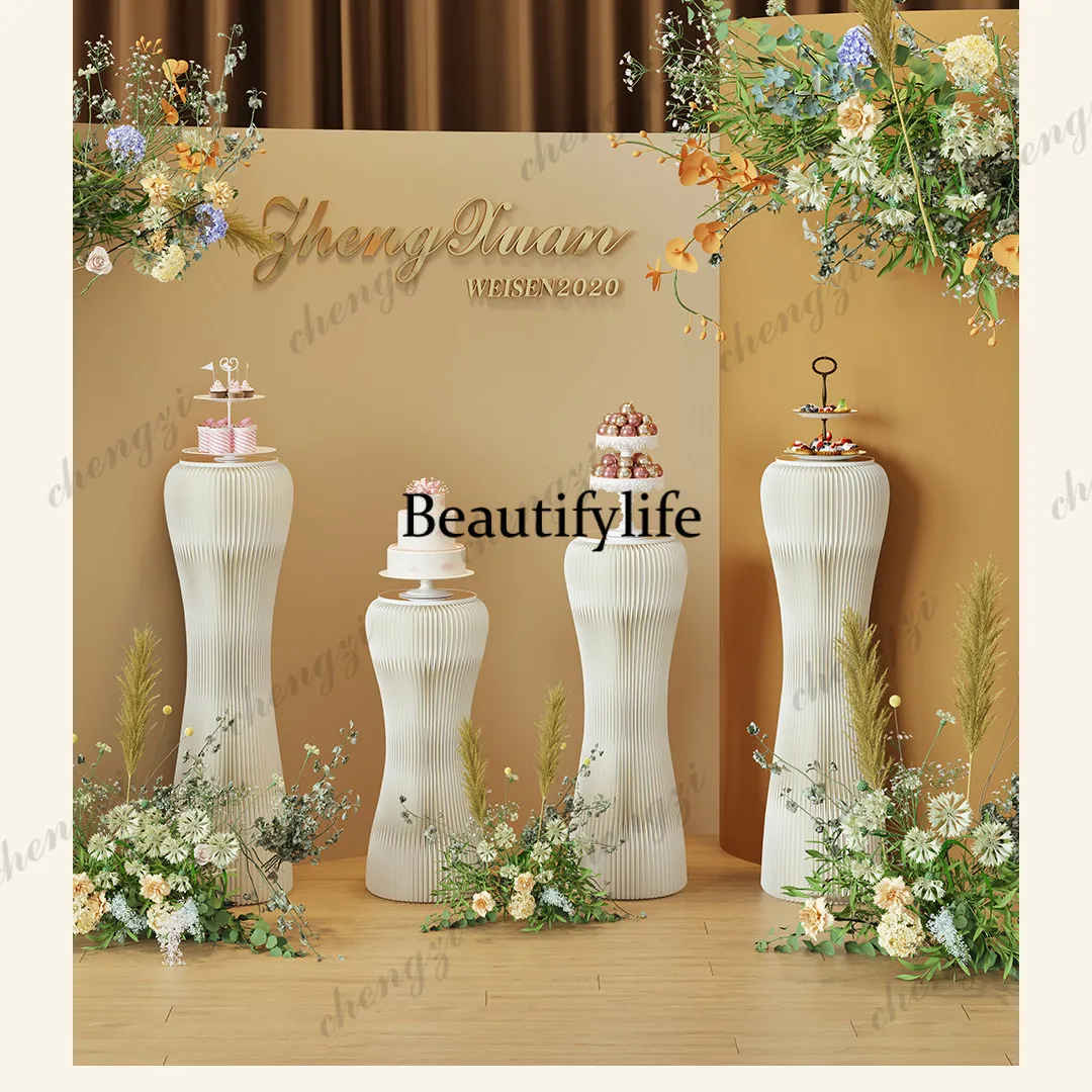 Display Cabinet Beauty Salon Showcase Cosmetics Rotary Mirror Display Rack Museum Display Cabinet Jewelry Products Set Table