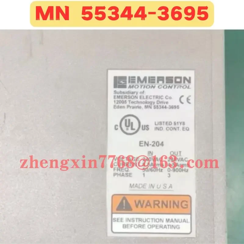 Used Servo Drive MN 55344-3695 Normal Function Tested OK